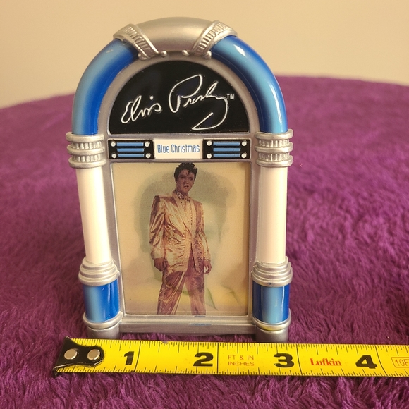 Elvis Presley Holographic Juke Box Musical Ornament Plays Blue Christmas 2004 - Picture 8 of 10